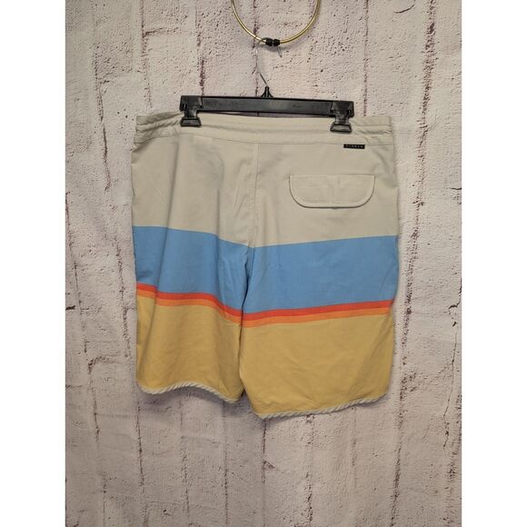 Vissla Boardshorts Mens 34 Multicolor Colorblock‎ Swim Trunks Beach Surfing - Picture 3 of 10